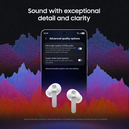 Samsung Galaxy Buds4 Pro Wireless Earbud Headphones - White WORLDWIDE DELIVERY