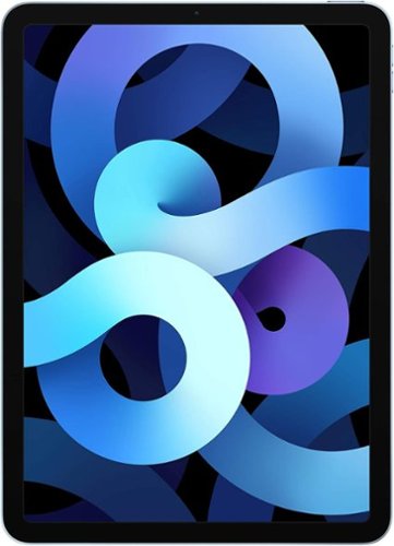Apple - Refurbished Excellent - iPad Air 4th Gen 256GB Wifi - Sky Blue-Front_Standard 
