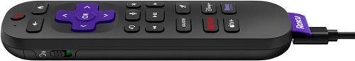 Roku Voice Remote Pro (2nd Edition) | Rechargeable Replacement Voice Remote, Backlit Buttons & Hands-Free Voice Controls - Black SHOP ONLINE