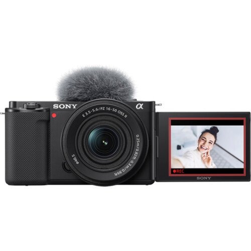Sony ZV E10 Mirrorless Camera with 16 50mm II Lens (Black) 14PC