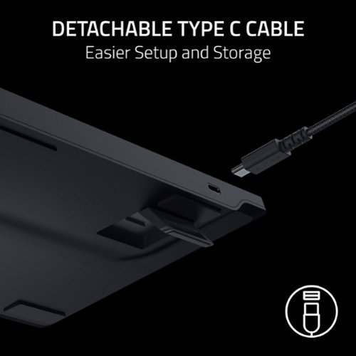 Razer DeathStalker V2 Full Size Wired Optical Linear Gaming Keyboard with Low-Profile Design - Black SHOP ONLINE