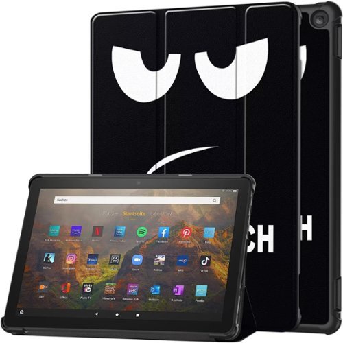SaharaCase Tri-Fold Folio Case for Amazon Fire HD 10 (2023) - Black WORLDWIDE DELIVERY