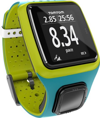  TomTom - Runner Cardio GPS Watch - Turquoise/Green