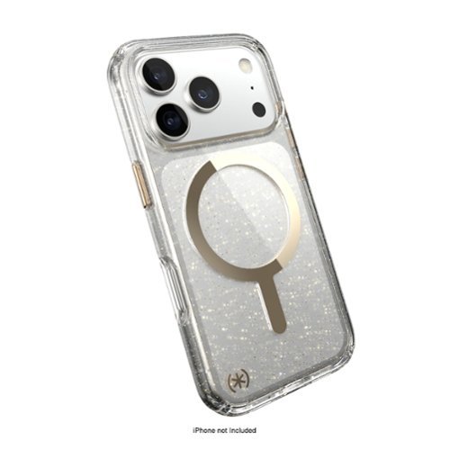 Speck Presidio Lux with MagSafe Case for Apple iPhone 17 Pro - Glitter/Gold Metallic BUY ONLINE