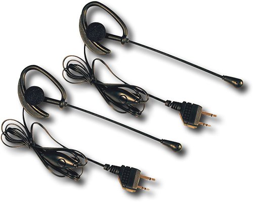 Midland - Ear Bud Headset with Microphone (2-Pack) - Grey-Front_Standard 