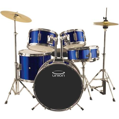 Union Drums - UJ5 5-Piece Drum Set - Dark Blue-Front_Standard 