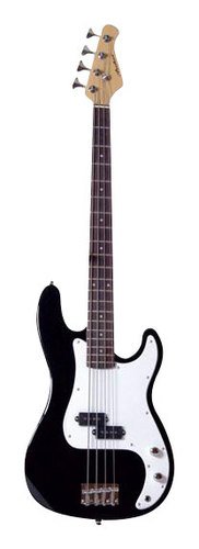 Archer - SB10 4-String Full-Size P-Style Electric Bass Guitar - Black