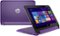 HP - Pavilion x360 2-in-1 11.6" Touch-Screen Laptop - Intel Pentium - 4GB Memory - 500GB Hard Drive - Neon Purple-Front_Standard