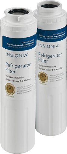  Insignia™ - Water Filters for Select Maytag Refrigerators (2-Pack)