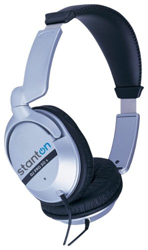  Stanton - DJ PRO 50S Over-the-Ear Headphones - Silver/Black