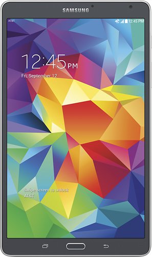  Samsung - Galaxy Tab S - 8.4&quot; - 16GB - Wi-Fi + 4G LTE AT&amp;T - Charcoal