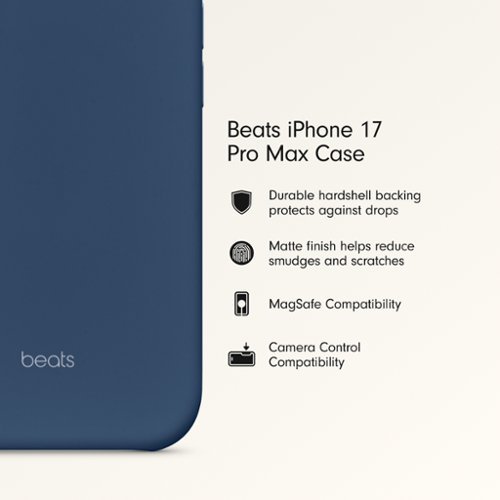 Beats iPhone 17 Pro Max Case with MagSafe and Camera Control - Bedrock Blue WORLDWIDE DELIVERY