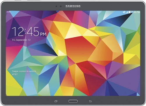  Samsung - Galaxy Tab S - 10.5&quot; - 16GB - Wi-Fi + 4G LTE AT&amp;T - Charcoal Gray