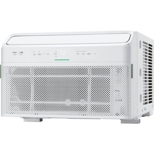 Frigidaire - Gallery 115V 8,000 BTU 350 Sq. Ft. Smart Inverter Window Air Conditioner - White