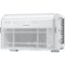 Frigidaire - Gallery 115V 8,000 BTU 350 Sq. Ft. Smart Inverter Window Air Conditioner - White-Front_Standard