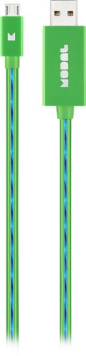  Modal™ - 3' Lighted Micro USB Cable - Green/Blue