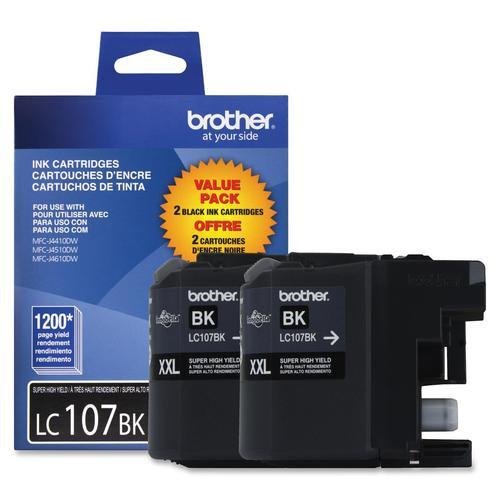  Brother - Lc1072 Packs Lc1072 Packs 2 Pack Cartridge - Black