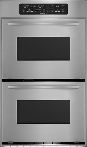  KitchenAid - 24&quot; Built-In Double Electric Convection Wall Oven - Stainless steel