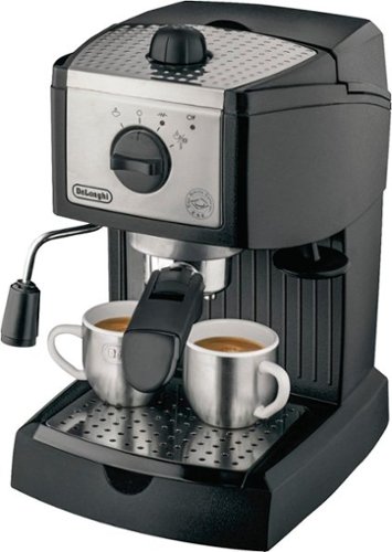  DeLonghi - Pump Espresso Maker - Black/Stainless