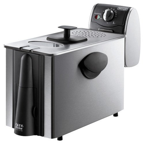 De'Longhi - 4.2qt Deep Fryer - Stainless Steel-Angle_Standard 