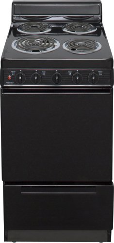 Premier - 20" Freestanding Electric Range - Black-Front_Standard 