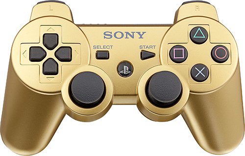  Sony - DualShock 3 Wireless Controller for PlayStation 3 - Gold