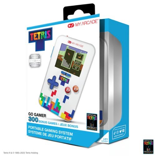 My Arcade Tetris Go Gamer Classic Handheld Portable Video Game System (301 GAMES IN 1) - Black BUY IN UAE