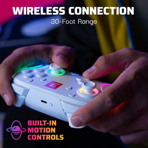 PDP Afterglow Wave Wireless RGB Gaming Controller for Nintendo Switch, Nintendo Switch 2 - White HOW TO BUY