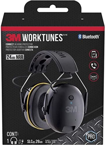 3M WorkTunes Connect Wireless Hearing Protector with Bluetooth Technology - Black/Yellow HOW TO BUY
