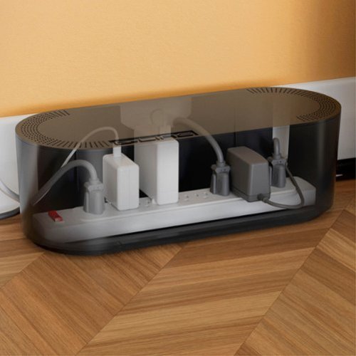 D-Line  Large Cord Organizer Box - Black WORLDWIDE DELIVERY