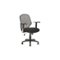 CorLiving - Fabric & Linen Chair - Black-Front_Standard
