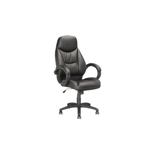 CorLiving - Leatherette Chair - Black