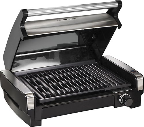  Hamilton Beach - Searing Grill - Stainless-Steel