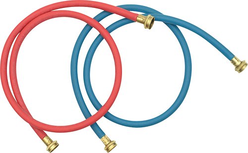  Whirlpool - 5' Commercial-Grade Washer Hose (2-Pack) - Blue