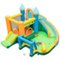 Costway - Inflatable Water Slide Kids Blow up Pool Park Climbing Wall without Blower - Multicolor-Front_Standard
