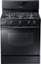 Samsung - 5.8 Cu. Ft. Self-Cleaning Freestanding Gas Range - Black-Front_Standard