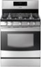 Samsung - 5.8 Cu. Ft. Self-Cleaning Freestanding Gas Range - Stainless steel-Front_Standard 