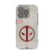 Keyscaper - Marvel Sigil Clear Phone Case - Apple iPhone 13 Mini - Deadpool-Front_Standard