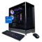 CyberPowerPC - Gaming Desktop - Intel Core i7-14700KF - NVIDIA GeForce RTX 5070 12GB - 32GB DDR5 - 2TB PCIe 4.0 SSD - Black-Front_Standard