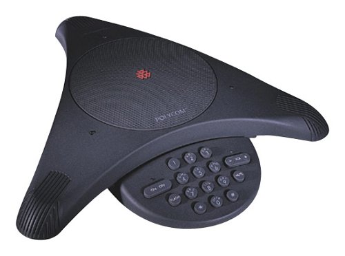 Polycom - PY-SOUND2BASIC SoundStation Speakerphone - Black