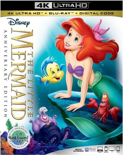  The Little Mermaid [30th Anniversary Signature Collection] [Digital Copy] [4K Ultra HD Blu-ray/Blu-ray] [1989]