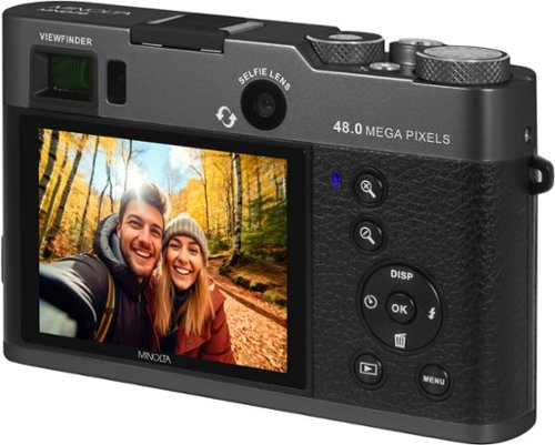 Minolta Retro MND70 48.0 Megapixel 5K Video Digital Camera with Dual Lens - Black HOW TO BUY