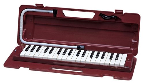 Yamaha - P37D Pianica - Brown/White-Front_Standard 