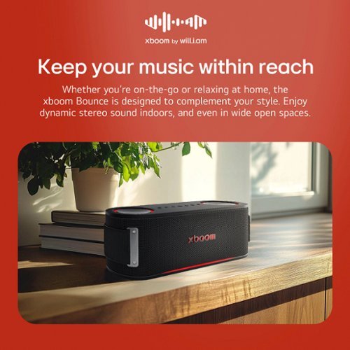 LG xboom Bounce Portable Bluetooth Speaker - Black HOW TO BUY