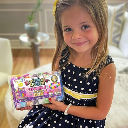 Choon's Design Rainbow Loom- Treasure Box Edition Bracelet Kit W/ Sparkle Rubber Bands GLOBAL SHIPPING