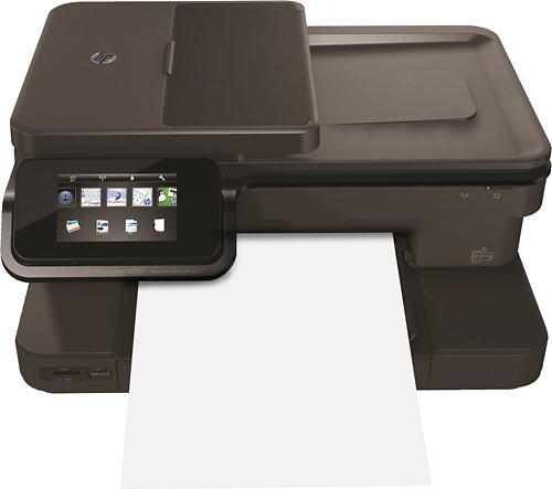  HP - Photosmart Inkjet Multifunction Printer - Color - Photo Print - Desktop - Black