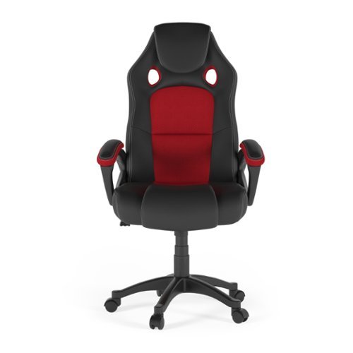 Lifestyle Solutions - Torque Pedestal Gaming Chair - Red-Front_Standard 