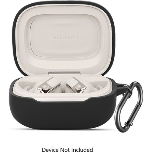 SaharaCase Venture Series Silicone Case for JBL Live Beam 3 Earbuds - Scorpion Black GLOBAL SHIPPING