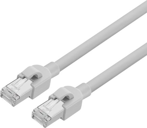 Insignia™ 50 ft. Cat 6A Ethernet Cable - Gray INTERNATIONAL SHIPPING