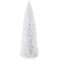 Best Choice Products - 12ft Artificial Holiday Christmas Pencil Tree w/ 1,800 Tips, Metal Base - White-Front_Standard